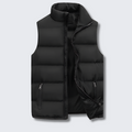 Men's quilted puffer vest – black – Edward Lawson