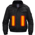 Men's USB-heated winter jacket – black – Edward Lawson