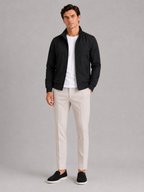 Men's bomber jacket – Black full view – Edward & Lawsen