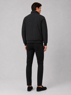 Men's winter jacket – Black back view – Edward & Lawsen