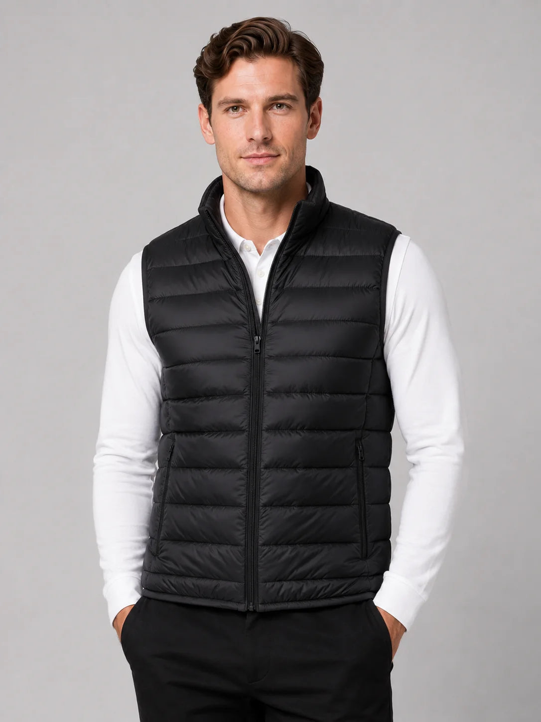Men’s Ultralight Down Vest – Lightweight Warm Puffer Vest for Winter, Travel & Everyday Wear