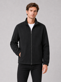 Men's workwear jacket – Black front view – Edward & Lawsen