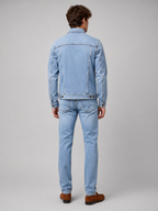 Men's denim jacket – Blue back view – Edward & Lawsen