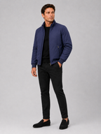 Men's winter jacket – Blue full view – Edward & Lawsen