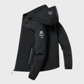 Men's insulated hooded winter jacket – black – Edward Lawson