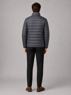 Men's puffer jacket – Granite back view – Edward & Lawsen