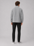 Men's workwear jacket – Gray back view – Edward & Lawsen