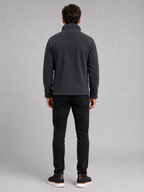 Men's fleece jacket – Gray back view – Edward & Lawsen