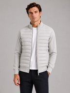 Men’s Down Jacket – Stand Collar Slim Fit Zip-Up Fall/Winter Coat