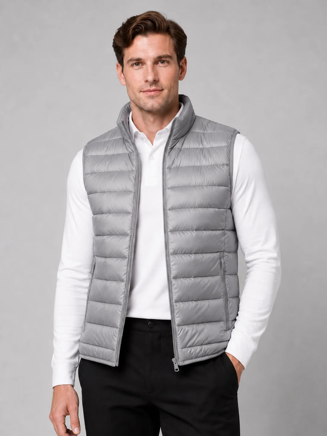 Men’s Ultralight Down Vest – Lightweight Warm Puffer Vest for Winter, Travel & Everyday Wear