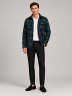 Men's quilted jacket – Green full view – Edward & Lawsen