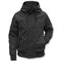 Men's hooded lined jacket – black – Edward Lawson
