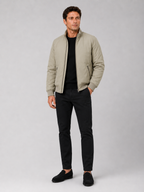 Men's winter jacket – Khaki full view – Edward & Lawsen