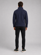 Men's fleece jacket – Navy back view – Edward & Lawsen