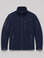 Men's fleece jacket – Navy product view – Edward & Lawsen