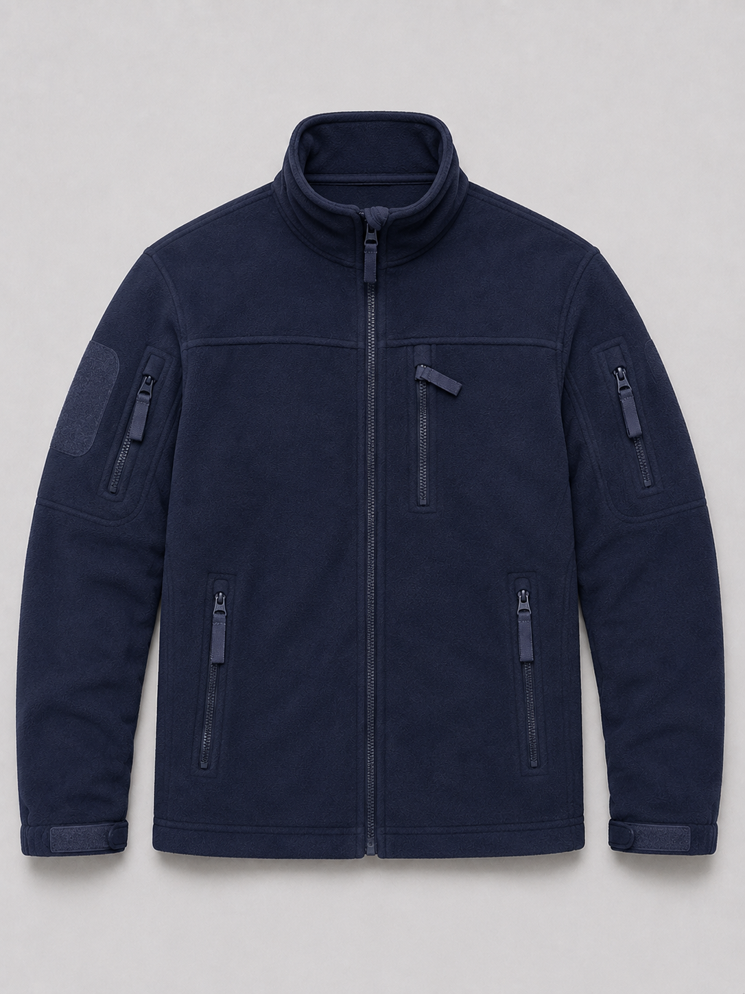 Men's fleece jacket – Navy product view – Edward & Lawsen