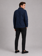 Men's military cargo jacket – Navy back view – Edward & Lawsen