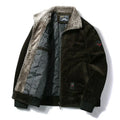 Men's corduroy winter jacket – Olive Green – Edward Lawson