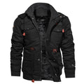Men's fleece-lined utility jacket – Black – Edward Lawson