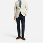 Men's slim fit summer blazer – detail view – Edward Lawson