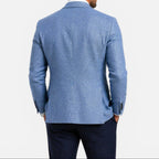 Men's slim fit summer blazer – lifestyle view – Edward Lawson