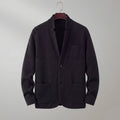 Men's tailored casual blazer – black – Edward Lawson