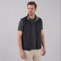 Men's tailored insulated vest – black – Edward Lawson