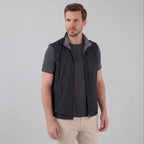 Men's tailored insulated vest – black – Edward Lawson
