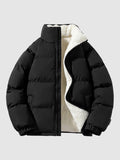 Men's waterproof fleece-lined winter jacket – black – Edward Lawson