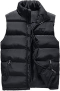 Men's quilted padded gilet vest – black – Edward Lawson