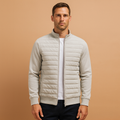 Men's padded hybrid winter jacket – black – Edward Lawson
